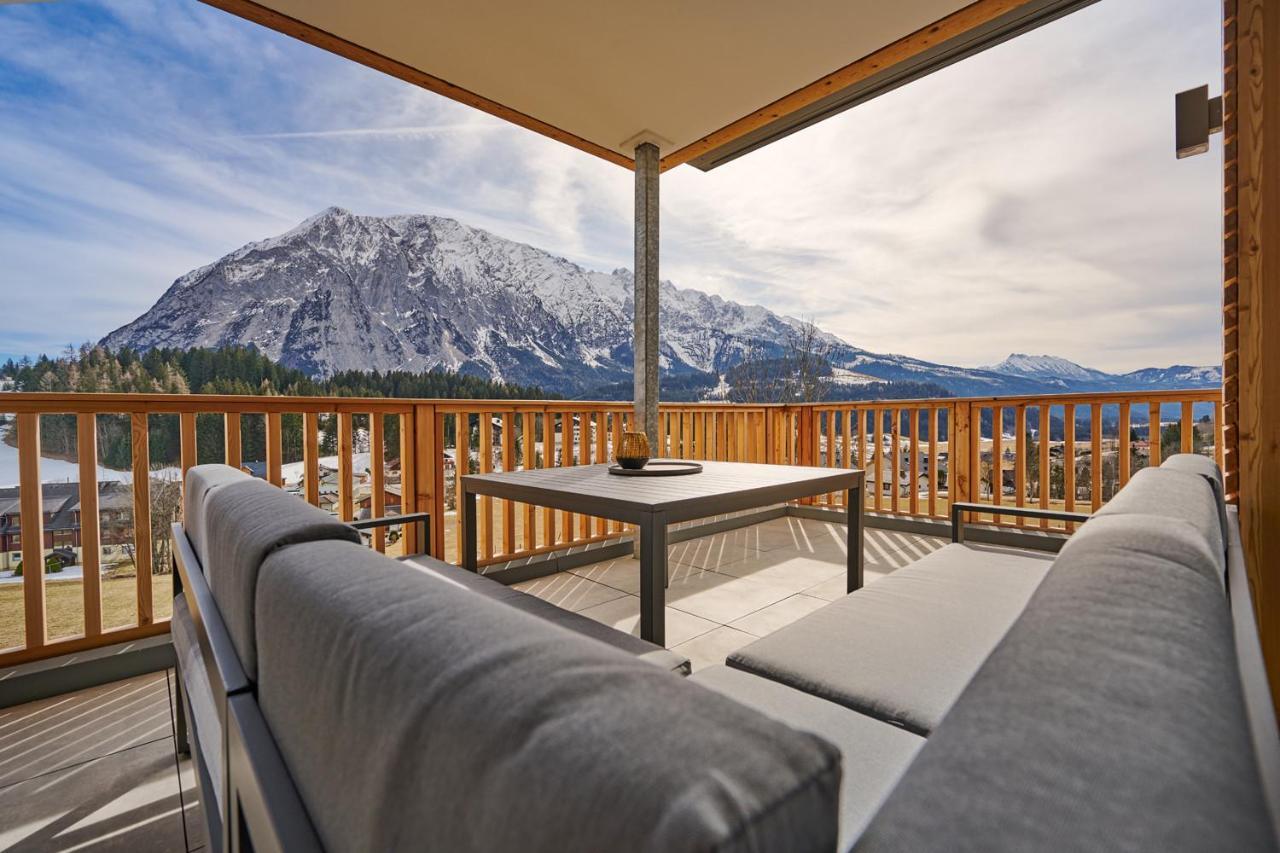 die Tauplitz Lodges - Adler Auszeit Lodge D6 by AA Holiday Homes Exterior foto